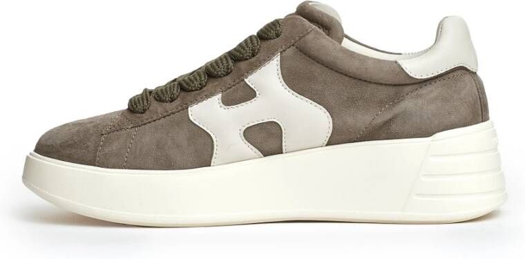 Hogan Beige Sneakers Aw24 Stijlvolle Damesschoenen Beige Dames