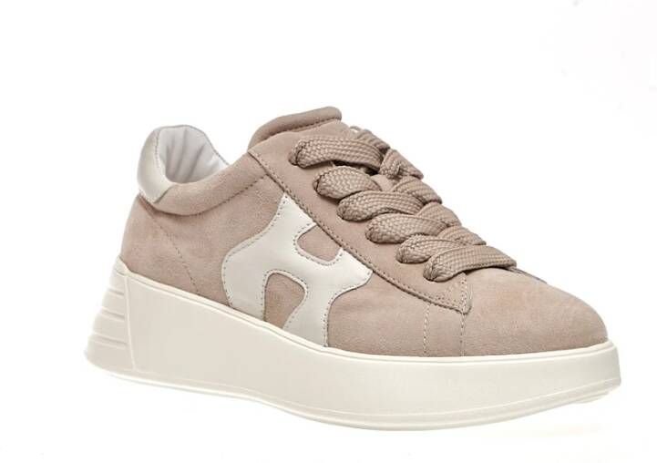 Hogan Beige Sneakers Dames Schoenen Beige Dames