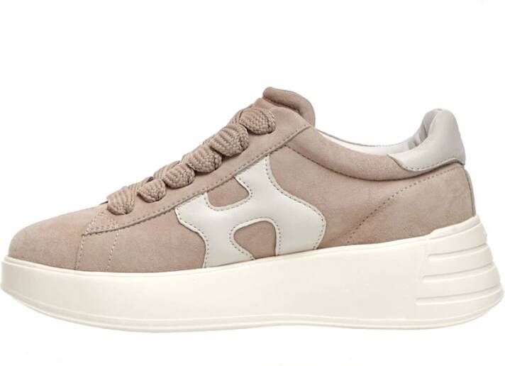 Hogan Beige Sneakers Dames Schoenen Beige Dames