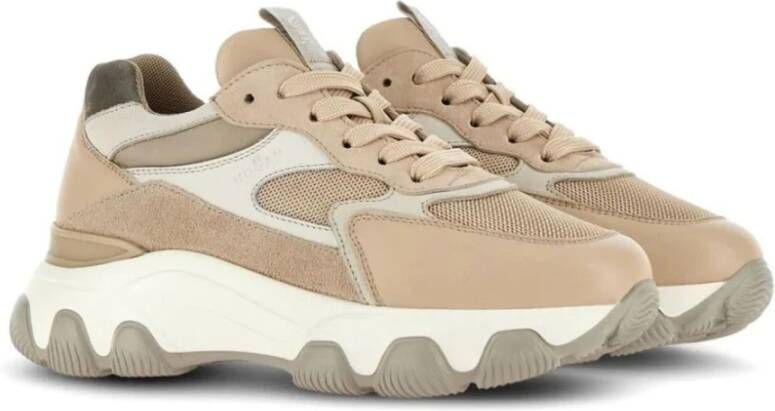 Hogan Beige Sneakers Hyperactive Design Beige Dames