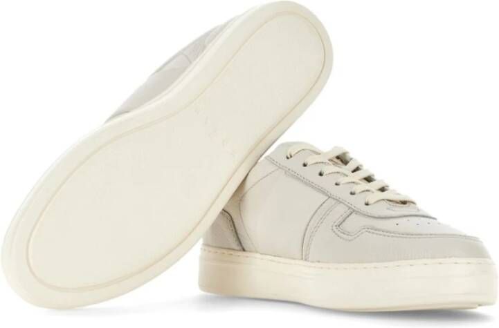 Hogan Beige Sneakers met Logo Panelen Beige Heren