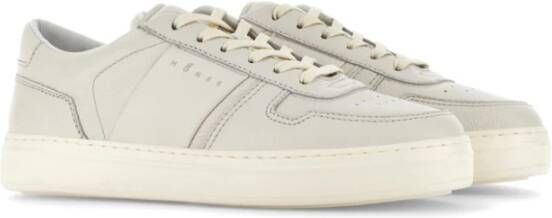 Hogan Beige Sneakers met Logo Panelen Beige Heren