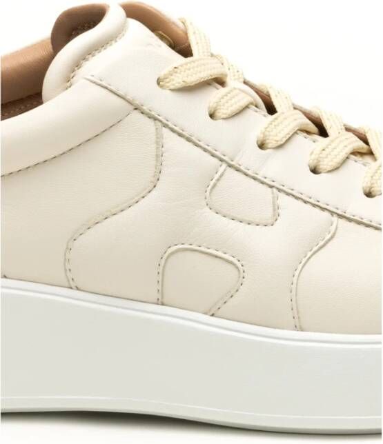 Hogan Beige Sneakers Rebel H564 Beige Dames