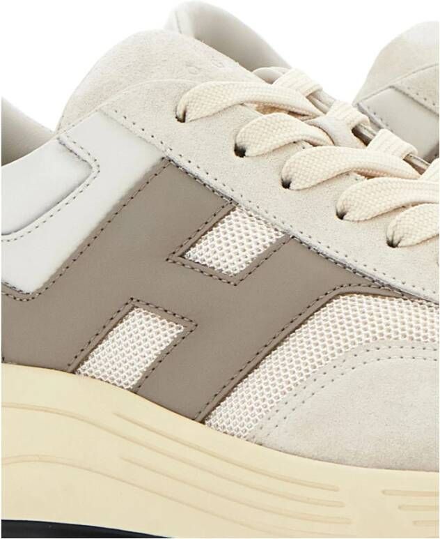 Hogan Beige Sneakers Stijlvol Eco-Vriendelijk Model Beige Heren