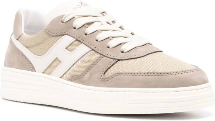 Hogan Beige Sneakers voor Mannen Beige Heren