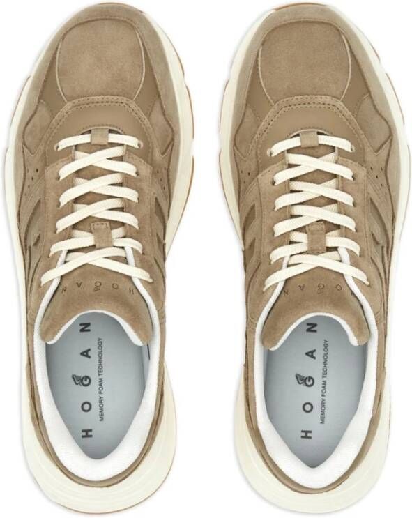 Hogan Beige Sneakers voor Stijlvolle Look Beige Heren