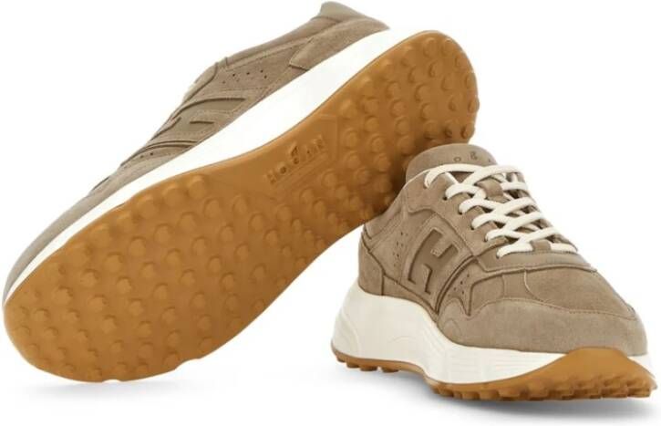 Hogan Beige Sneakers voor Stijlvolle Look Beige Heren