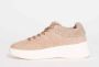 Hogan Beige Suède Bontgevoerde Sneakers Pink Dames - Thumbnail 3