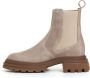 Hogan Beige Suède Chelsea Boot met Elastiek Beige Dames - Thumbnail 3