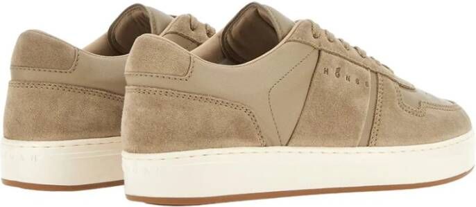 Hogan Beige Suède Leren Sneakers met Memory Foam Beige Heren