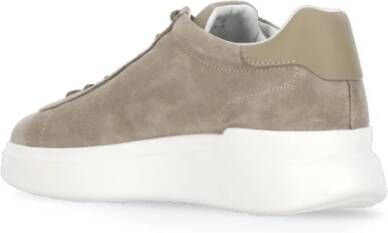 Hogan Beige Suède Leren Sneakers voor Mannen Beige Heren