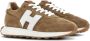 Hogan Bruine Suède Sneakers met Logopatch Brown Heren - Thumbnail 10