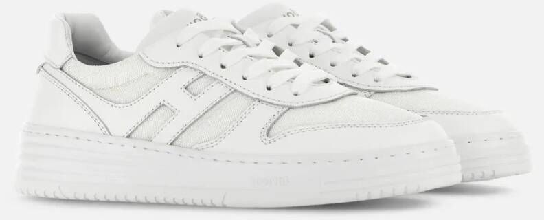 Hogan Witte Veterschoenen Elegante Stijl White Heren