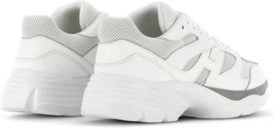 Hogan Bianco Sporco Leren Sneaker White Dames