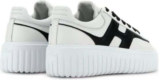 Hogan Bianco Nero Strepen Sneaker White Dames