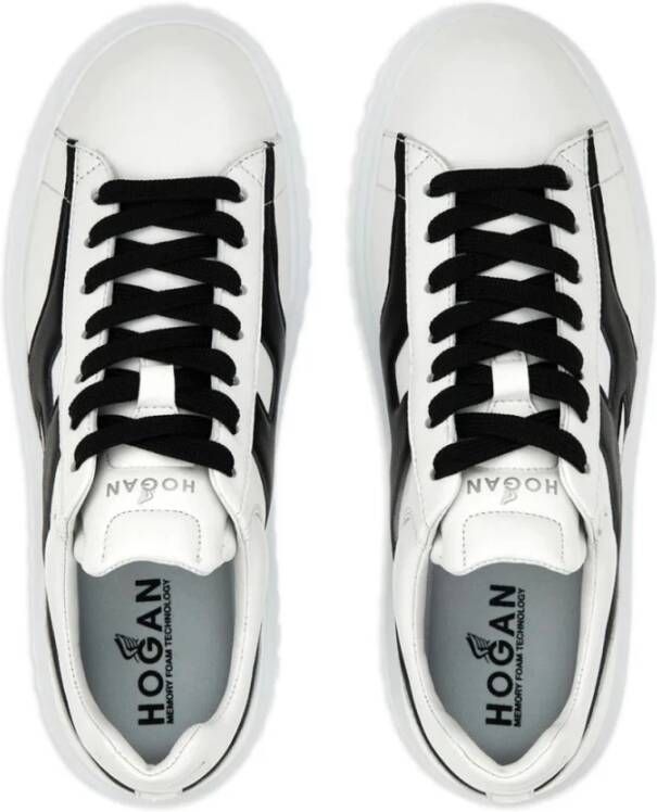 Hogan Bianco Nero Strepen Sneaker White Dames