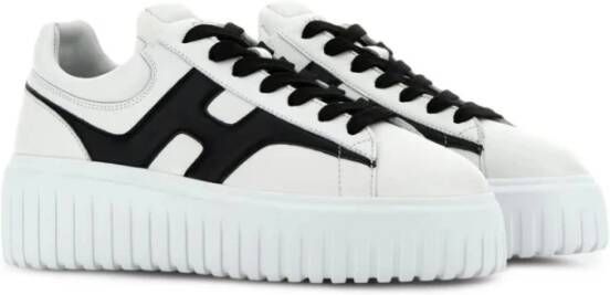 Hogan Bianco Nero Strepen Sneaker White Dames