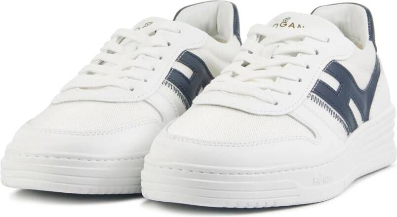 Hogan Blauw Witte Sneakers White Heren