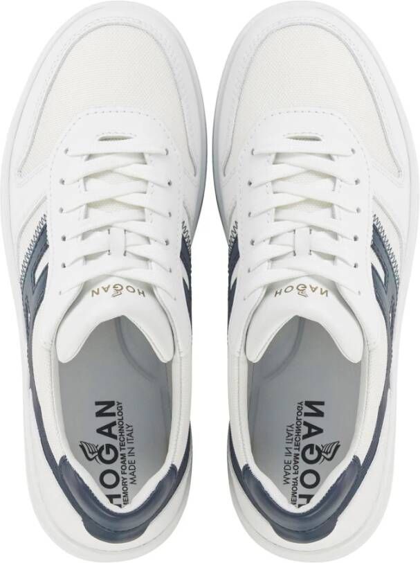 Hogan Blauw Witte Sneakers White Heren