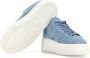 Hogan Blauwe Denim Veterschoenen met Plateauzool Blue Dames - Thumbnail 3