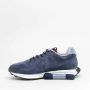 Hogan Blauwe en Bordeaux Suede Sneakers Blue Heren - Thumbnail 3