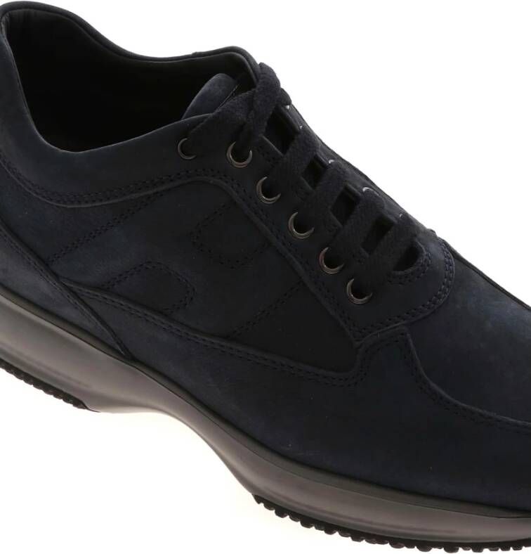 Hogan Blauwe Interactive Sneakers Aw23 Blue Heren