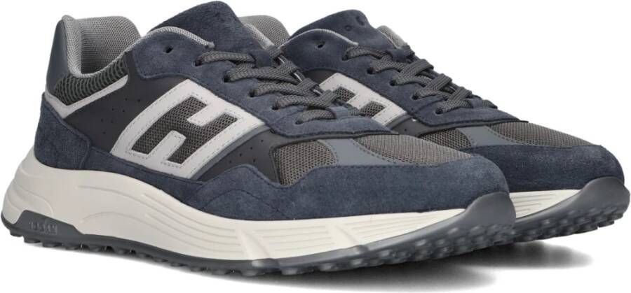 Hogan Blauwe Lage Top Heren Sneakers Blue Heren