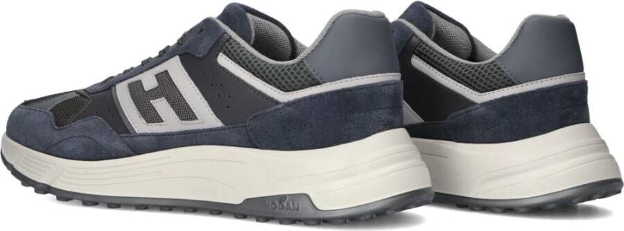 Hogan Blauwe Lage Top Heren Sneakers Blue Heren