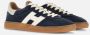 Hogan Blauwe Leren Coole Sneakers Blue Heren - Thumbnail 2