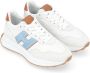 Hogan Blauwe leren sneakers met witte details White Dames - Thumbnail 4