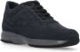 Hogan Blauwe Leren Sneakers voor Mannen Blue Heren - Thumbnail 2