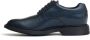 Hogan Blauwe Leren Veterschoenen Blue Heren - Thumbnail 3