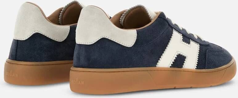 Hogan Blauwe Platte Schoenen Blue Heren