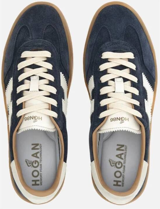 Hogan Blauwe Platte Schoenen Blue Heren