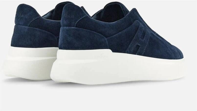 Hogan Blauwe Slip-On Sneakers met Memory Foam Binnenzool Blauw Heren