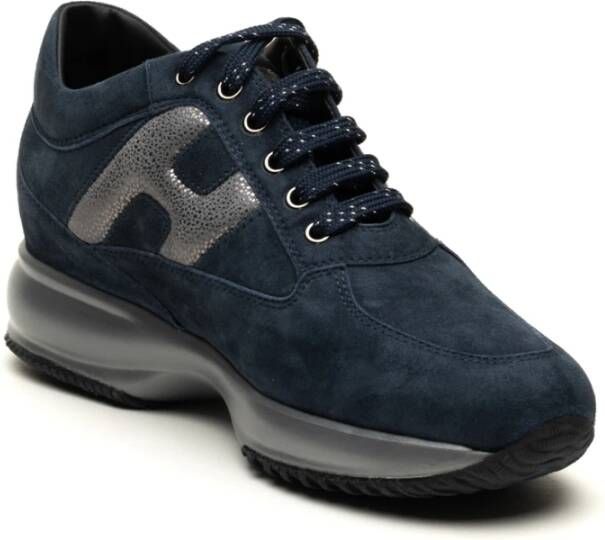 Hogan Blauwe Sneakers Calzature Blue Dames