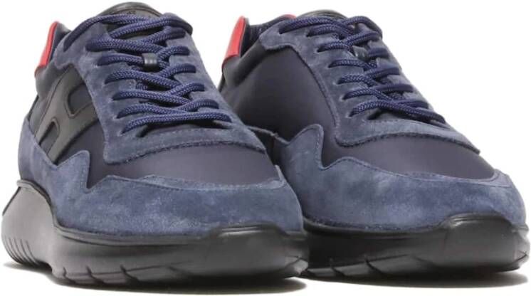 Hogan Blauwe Sneakers Eigentijdse Stijl Blue Heren