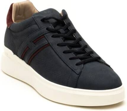 Hogan Blauwe Sneakers H Slash Stijl Blue Heren