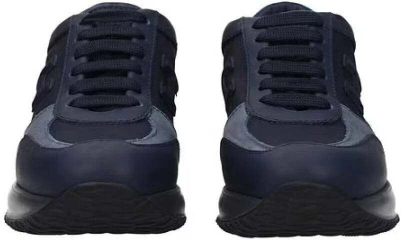 Hogan Blauwe Sneakers Interactieve Stijl Blue Heren