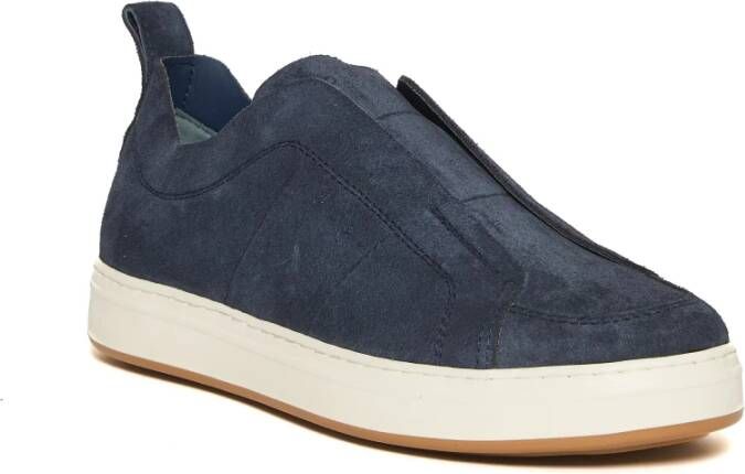 Hogan Blauwe Sneakers met Elastische Inzetstukken Blue Heren