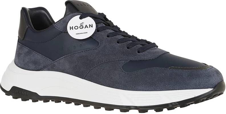 Hogan Blauwe Sneakers Stijlvolle Herenschoenen Blue Heren