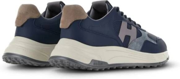 Hogan Blauwe Sneakers voor Mannen Aw24 Blue Heren