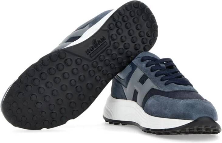 Hogan Blauwe Sneakers voor Mannen Blue Heren