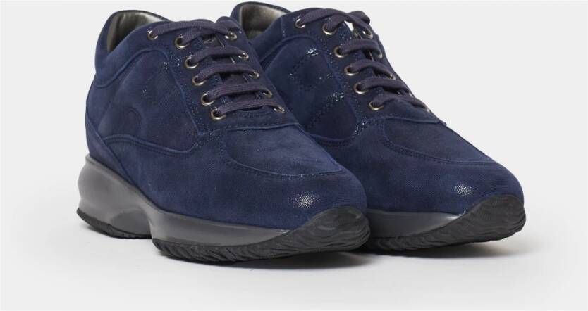 Hogan Blauwe Sneakers voor Vrouwen Aw23 Blue Dames