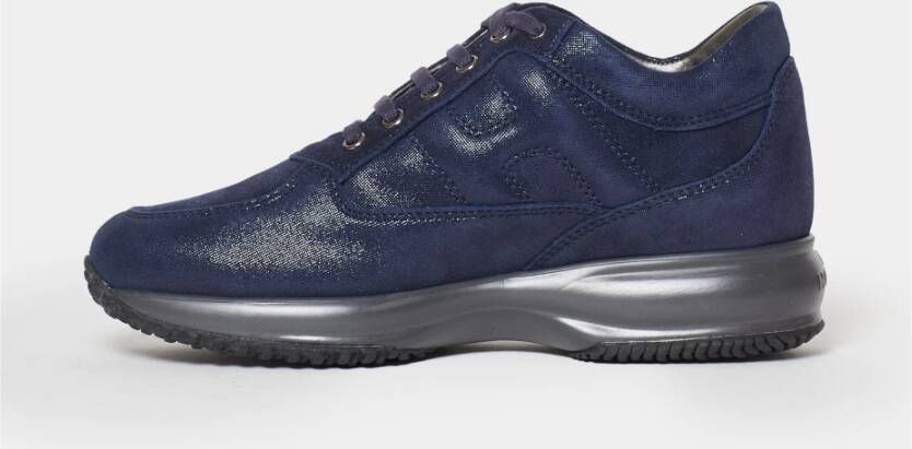 Hogan Blauwe Sneakers voor Vrouwen Aw23 Blue Dames