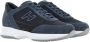 Hogan Blauwe Suède Interactieve Sneakers Blue Heren - Thumbnail 2