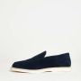 Hogan Blauwe Suède Loafer Schoenen Blue Heren - Thumbnail 3