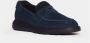 Hogan Blauwe Suède Loafer Schoenen Blue Heren - Thumbnail 2