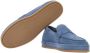 Hogan Blauwe Suède Mocassins met Unieke Zool Blue Dames - Thumbnail 4