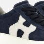 Hogan Blauwe Suède Sneakers met Golvende Side H Blauw Dames - Thumbnail 11